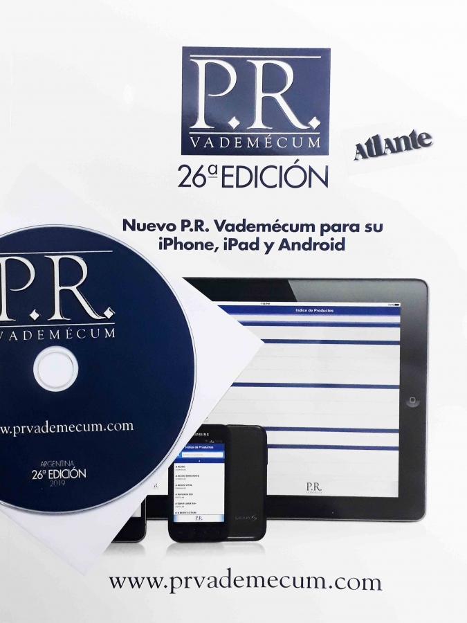 VADEMECUM PR DE PRODUCTOS FARMACEUTICOS + CD 2019